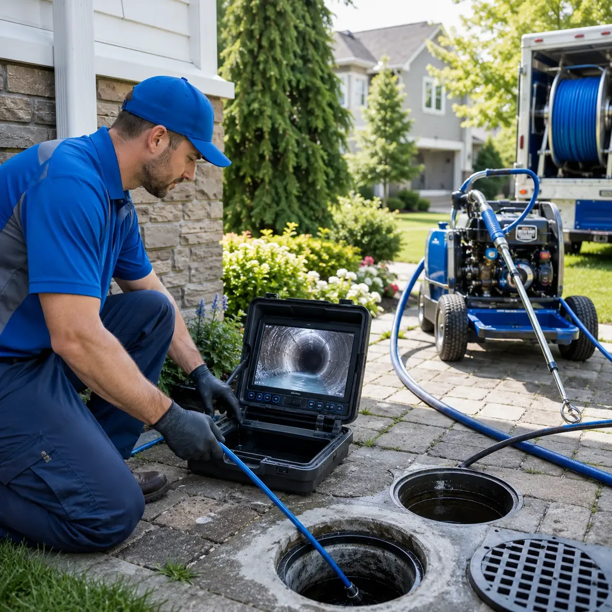 Outdoor drain cleaning professionals serving Norman, AR